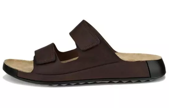 Шлепанцы мужские коричневые Ecco