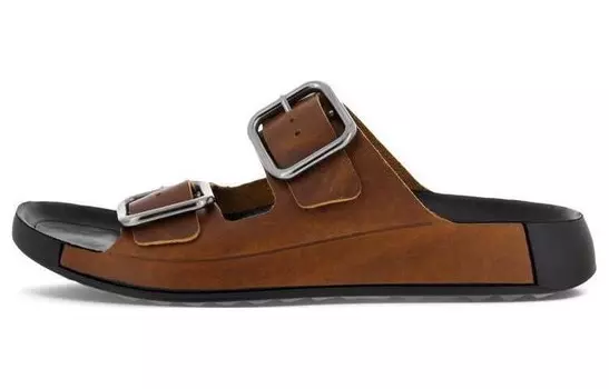 Шлепанцы мужские коричневые Ecco