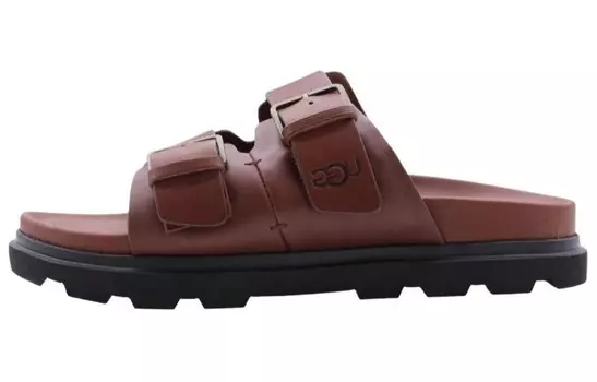 Шлепанцы мужские коричневые Ugg