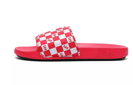 Шлепанцы мужские красный Lee