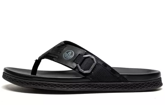 Шлепанцы мужские Leaveland, черный