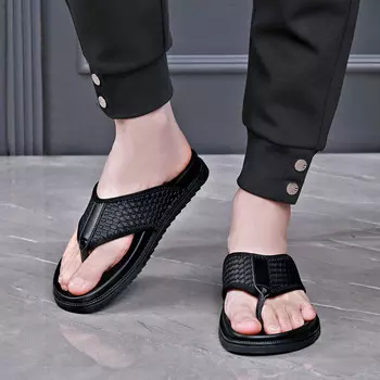 Шлепанцы мужские Luomaike, черный