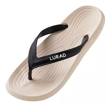 Шлепанцы мужские Lurad, бежевый/черный