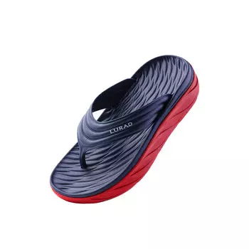 Шлепанцы мужские Lurad, черный/красный