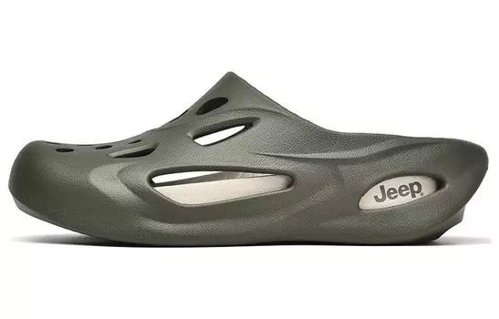 Шлепанцы мужские милитари зеленый Jeep