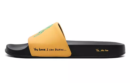 Шлепанцы мужские оранжевые Dickies