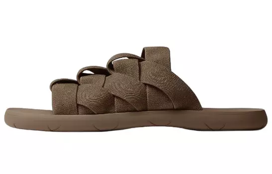 Шлепанцы мужские пряничного цвета Bottega Veneta