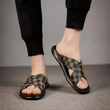 Шлепанцы мужские Shouba, хаки