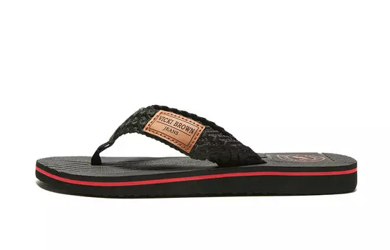 Шлепанцы Мужские Vicki Brown, черный/красный