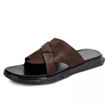 Шлепанцы мужские Voguhomme, коричневый