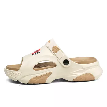 Шлепанцы мужские Yalu, черный/белый