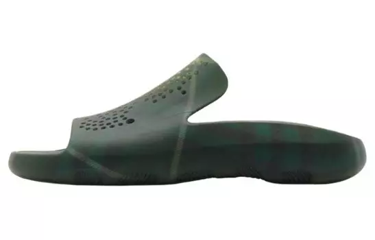 Шлепанцы мужские зеленые Burberry