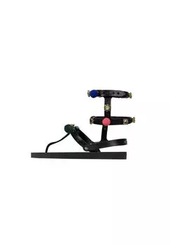 Шлепанцы Mystique Pompom uzurii, черный