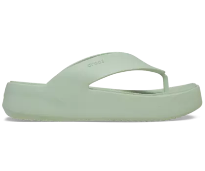 Шлепанцы на платформе Getaway Crocs женские, цвет Plaster