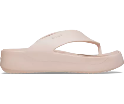 Шлепанцы на платформе Getaway Crocs женские, цвет Quartz