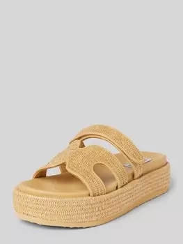 Шлепанцы на платформе, модель 'BIGMISSILE' Steve Madden, бежевый