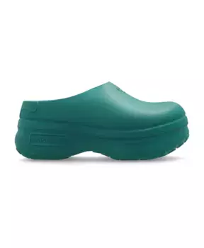 Шлепанцы на платформе Stan smith Adidas Originals, зеленый