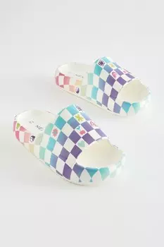 Шлепанцы на толстой подошве Next, мультиколор