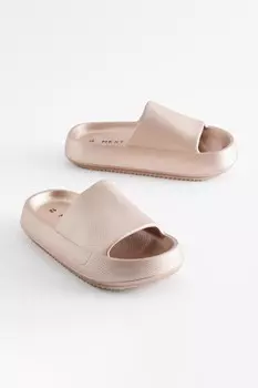 Шлепанцы на толстой подошве Next, розовый