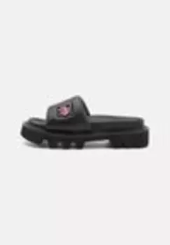 Шлепанцы на высоком каблуке PERSIA PUFFY SLIDE Dkny, черный