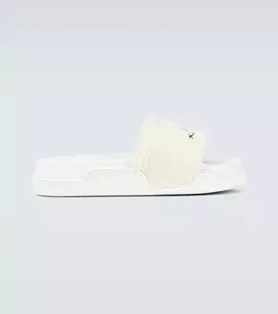 Шлепанцы Navy Pool Christian Louboutin, белый