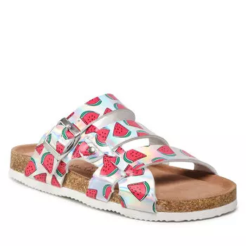 Шлепанцы Nelli Blu, серебро