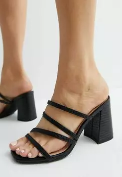 Шлепанцы New Look, черный