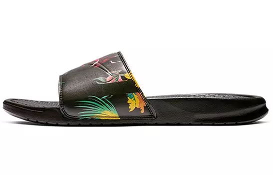 Шлепанцы и сланцы Nike Benassi Jdi Print Slide 'Black Tropical'