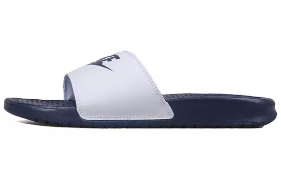 Шлепанцы и сланцы Nike Benassi Jdi Mismatch Navy/White