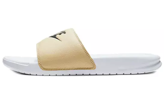 Шлепанцы и сланцы Nike Benassi Jdi Slide 'White Team Gold'