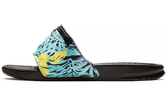 Шлепанцы и сланцы Nike Benassi Jdi Fanny Pack Printed Hyper Jade