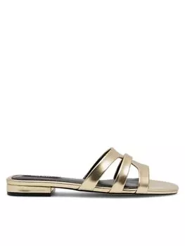 Шлепанцы Nine West, золотой