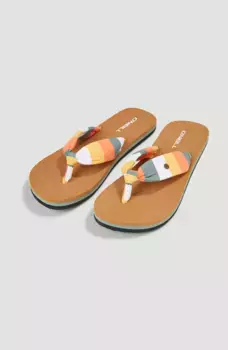 Шлепанцы O'Neill "САНДАЛИИ DITSY SUN BLOOM, цвет Orange Multistripe
