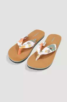 Шлепанцы O'Neill "САНДАЛИИ DITSY SUN BLOOM, цвет White Bluemchen