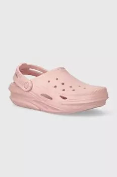 Шлепанцы Off Grid Clog Crocs, розовый