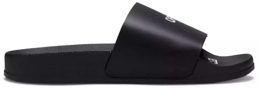 Шлепанцы Off-White Wmns Pool Sliders 'Black', черный
