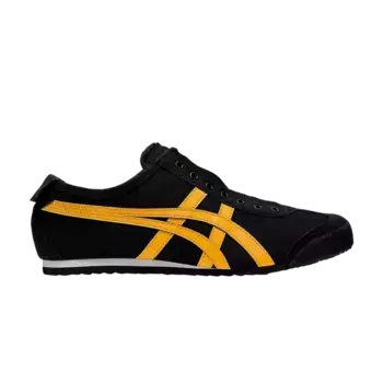 Шлепанцы Onitsuka Tiger Mexico 66 Slip-On Black Tiger Yellow, черный