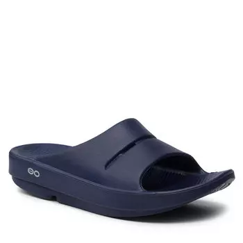 Шлепанцы OOfos OoahhIntl Last, темно-синий