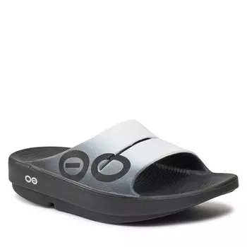 Шлепанцы OOfos OoahhSport, серый
