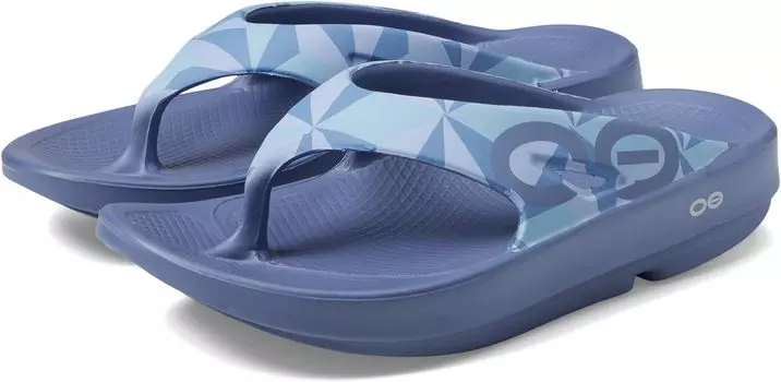 Шлепанцы OOriginal Sport Geo OOFOS, цвет Fractal Waterdrop