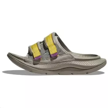 Шлепанцы ORA Luxe Unisex Cyan Yellow Hoka One One