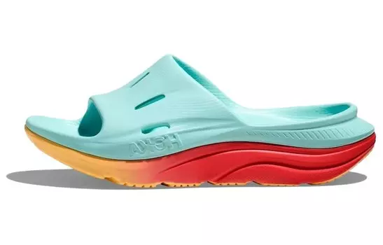 Шлепанцы Ora Recovery Slide 3 унисекс, синие/красные Hoka One One