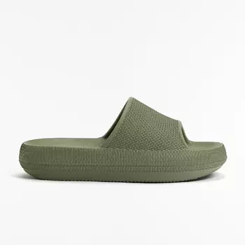 Шлепанцы Oysho Flatform, хаки