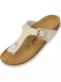 Шлепанцы palado, цвет beige glitzer