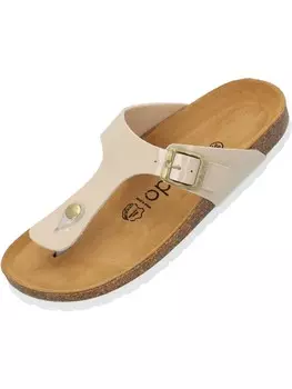 Шлепанцы palado, цвет cream/gold/grey/cream