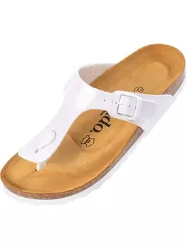 Шлепанцы palado, цвет lack weiss/weiss