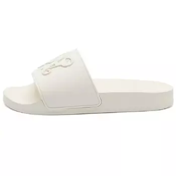 Шлепанцы Palm Angels Monogram Pool, белый