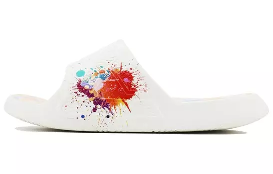 Шлепанцы Peak Statistic, белый/красный