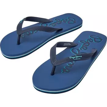 Шлепанцы Pepe Jeans Bay Beach Logo, синий