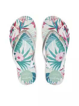 Шлепанцы Pepe Jeans Chancletas Rake Palm, серебряный